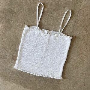 brandy melville white tank top